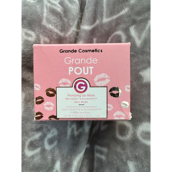 Grande Cosmetics | GrandePOUT Lip Plumping Mask Lip Mask Berry Mojito 0.53 oz - Picture 1 of 4